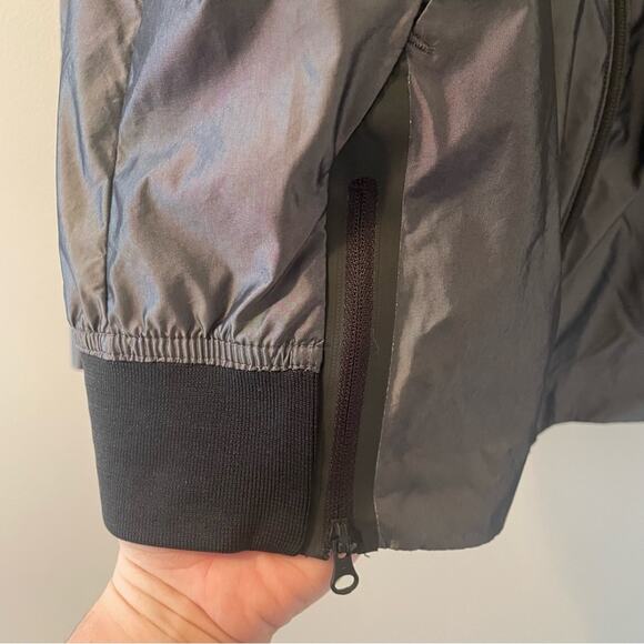 NIKE Women’s Woven T2 Jacket in Deep Pewter and Black Size Large - Picture 7 of 10